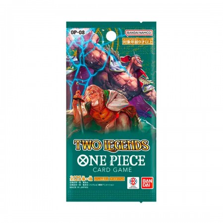 One Piece (OP 08) Two Legends žaidimo Play Booster pakuotė (12 kortų)